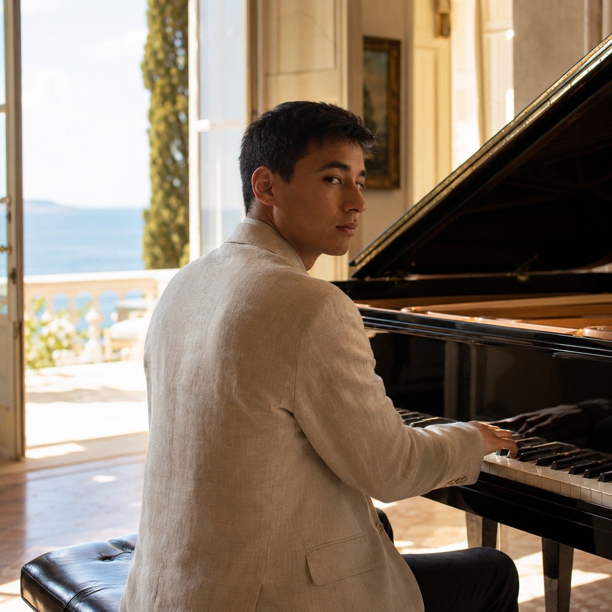 CALM PIANO NIGHTS — visual identity