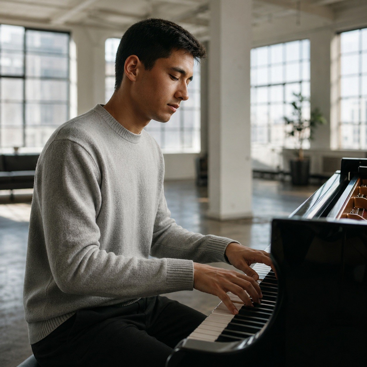 CALM PIANO NIGHTS — visual identity
