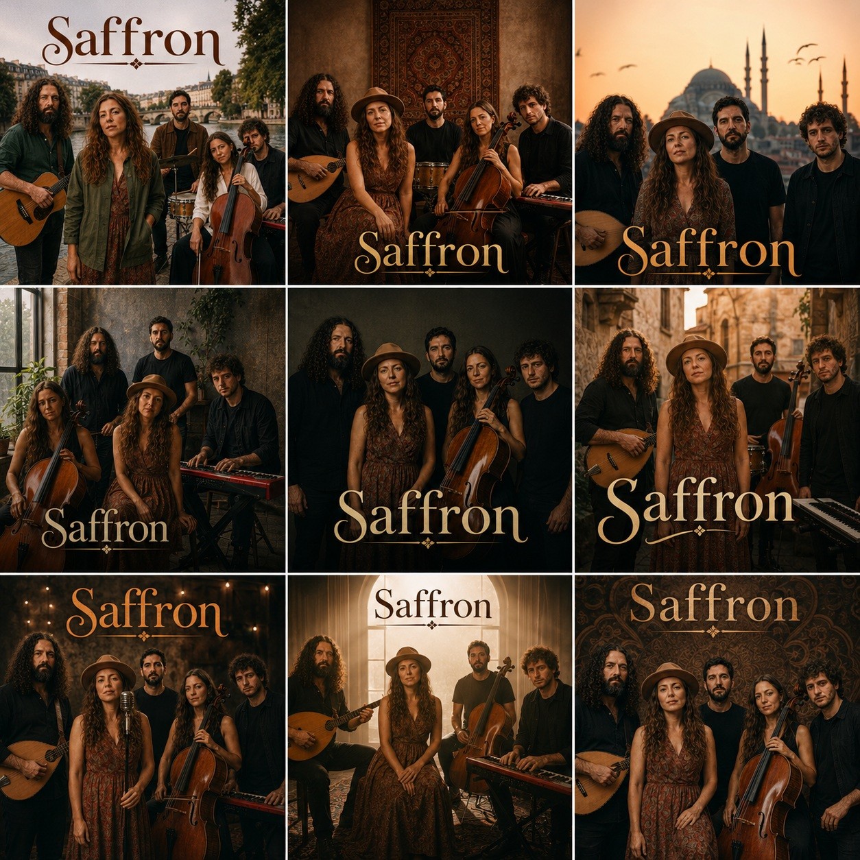 SAFFRON — visual identity