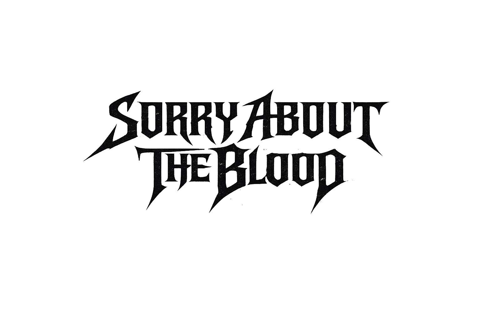 Sorry About The Blood logo