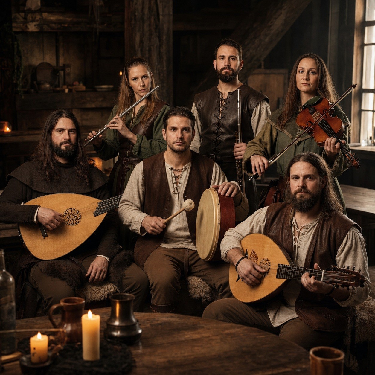 THE TAVERN BARDS — visual identity