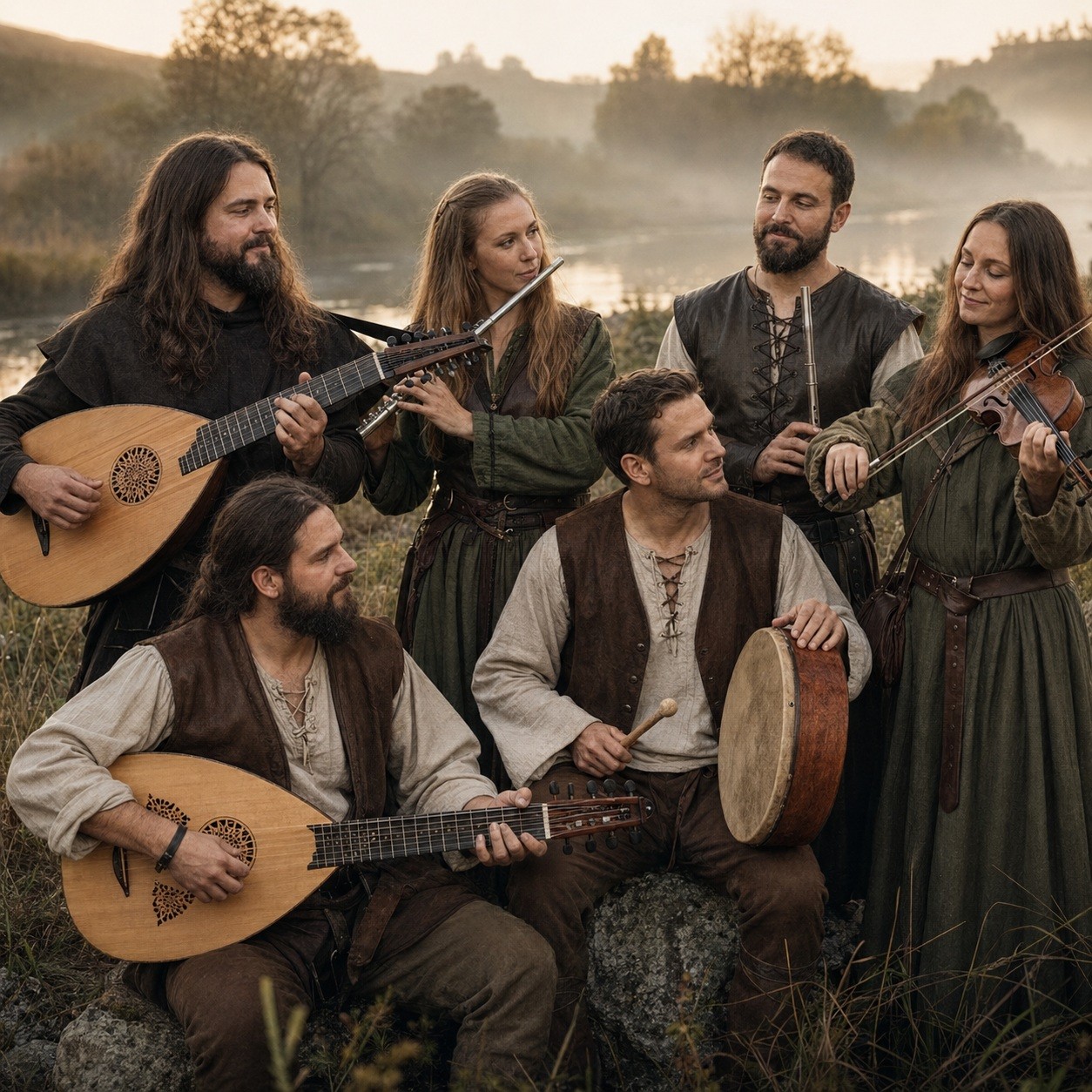 THE TAVERN BARDS — visual identity
